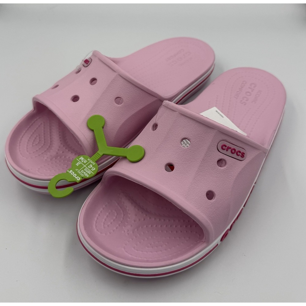 Crocs Bayaband  Shoes Women's Size 10 Pink Slides Comfort Sandals Unisex
